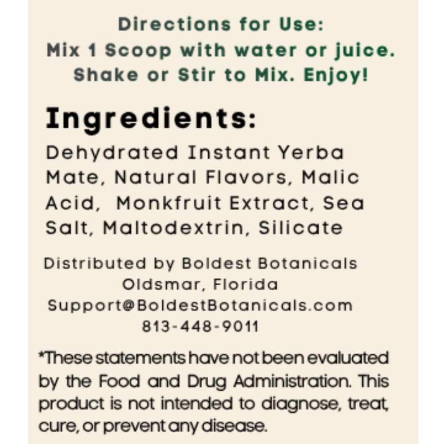 Yerba Bright - Instant Yerba Mate Drink Mix - Berry Lemonade Flavor - 20 Serving Jar - Image 4